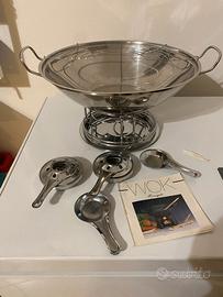 WOK per la cucina orientale, set completo