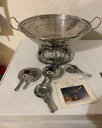 WOK per la cucina orientale, set completo