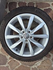 Cerchi Volkswagen Golf R17 + Gomme termiche