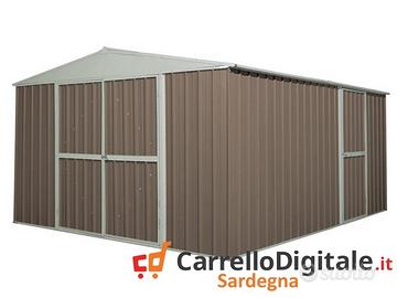 Box prefabbricato in acciaio 360x430 185kg tortora