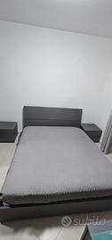 Letto contenitore più due comodini 