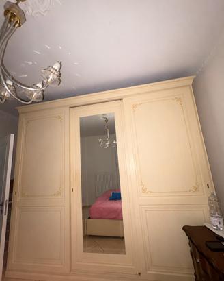 Armadio + trittico in legno