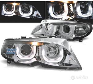 FARI BMW E46 4 PORTE 01-05 ANGEL EYES A U FONDO CR
