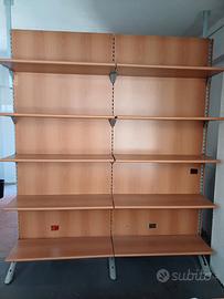 Scaffalatura legno autoportante 