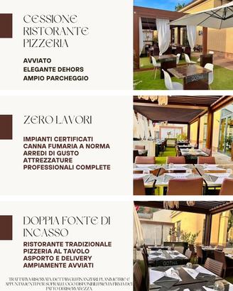 Ristorante Pizzeria avviato/60 coperti/ampio parki