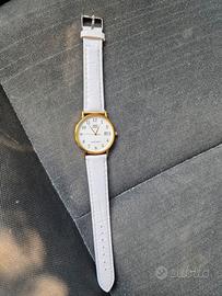 Orologio da polso QeQ Quartz quadrante bianco data