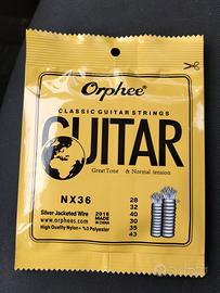 set corde chitarra classica 