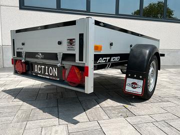 Rimorchio trasporto cose sponde alu