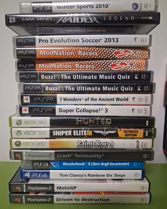 lotto videogiochi  PS2 PSP Xbox pc