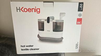 H.Koenig TWT88 - Pulitore tessile con ACQUA CALDA