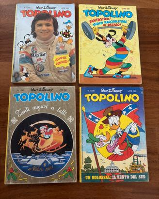 Topolino N.1316-1318-1360-1396