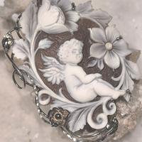 anello cameo in argento 