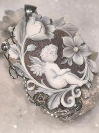 anello cameo in argento 