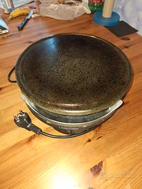 grill in pietra elettrico con raclette