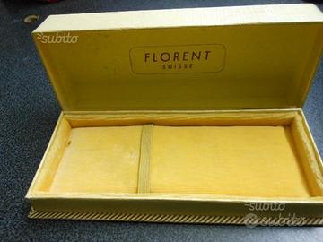 FLORENT Swiss SCATOLA PORTA OROLOGIO vintage wbx70