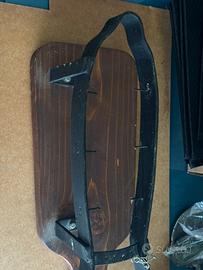 Portaprosciutto vintage in legno