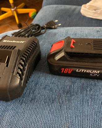 Caricabatterie più batteria 18 V