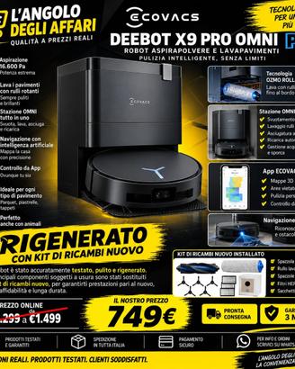 Robot aspirapolvere e aspiralavamenti