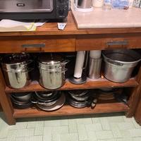 Mobile cucina in teak idrorepellente