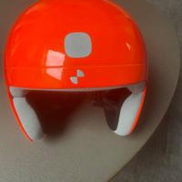 Casco Sci POCito arancione con mascherina POCito