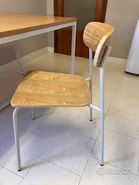 Sedie legno metallo