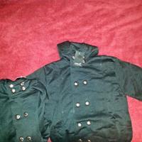 Felpa nera sancrata Tg L Unisex - NUOVA