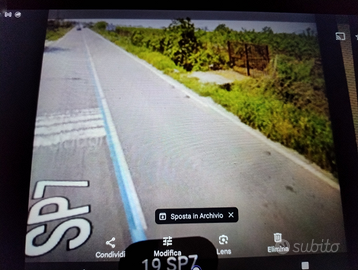 Terreno fronte strada SP7