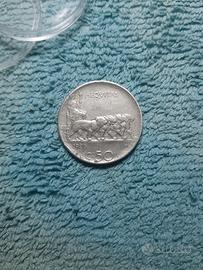 moneta 50 centesimi 'Leoni' 1925