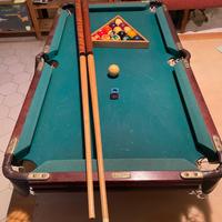 Biliardo da tavolo anche autonomo su gambe