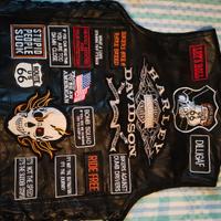 gillet con patch  Harley Davidson 