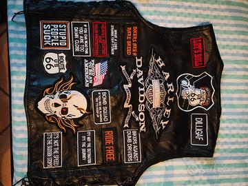 gillet con patch  Harley Davidson 