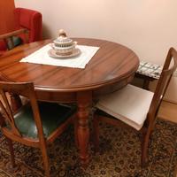 Tavolo in legno tondo