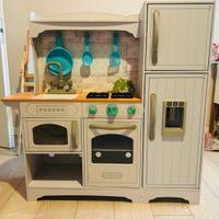 cucina legno per bambini + lotto giochi abbinati