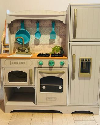 cucina legno per bambini + lotto giochi abbinati