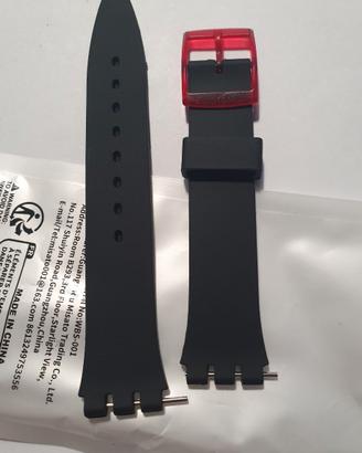 Cinturino nuovo con fibbia Swatch, 17mm