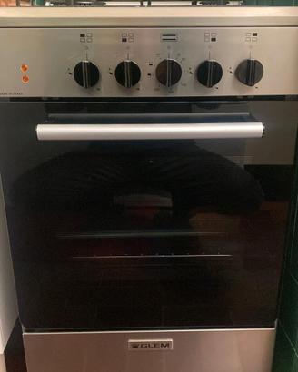 cucina gas Glem 4 fuochi+forno elettrico