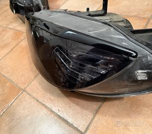 BMW x6 e71 fanali anteriori black look