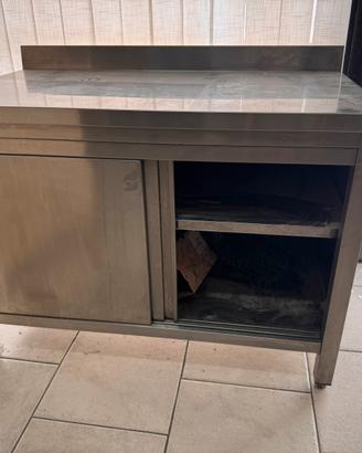 Banco professionale in acciaio per cucine