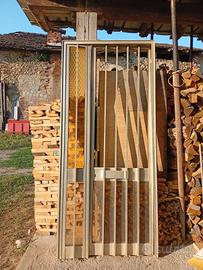 portoncino in alluminio