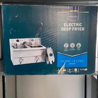 Friggitrice elettrica a doppia vasca 16L