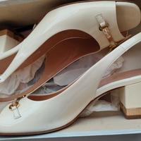 Sandali Gioiello Giovanni Fabiani – Vernice Bianca