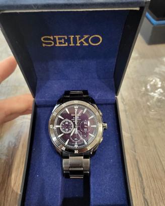 Seiko Solar Chronograph nero