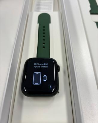 Apple Watch Series 7 45mm Verde + Cinturini Nuovi