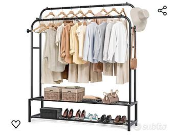 Scafale porta abiti e scarpe 