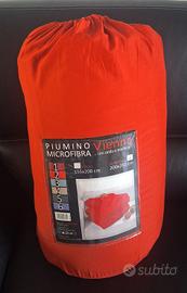 Coperta piumone matrimoniale rosso