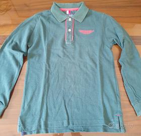 completo jeans 6 anni, polo e felpa taglia 7 anni