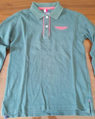 completo jeans 6 anni, polo e felpa taglia 7 anni