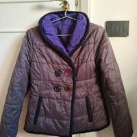 Giacca Maliparmi reversibile – Caffè/Viola