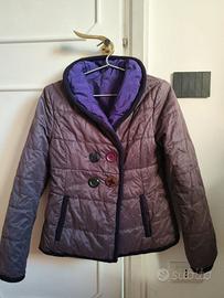 Giacca Maliparmi reversibile – Caffè/Viola