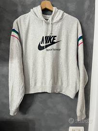 Felpa Nike Sportswear grigia con cappuccio- M